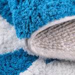 Голубой коврик для ванной Akvarel