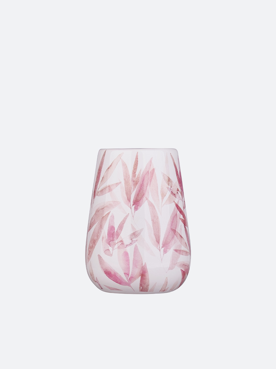 Розовый стакан для зубных щеток Akvarel
