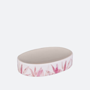 Розовая керамическая мыльница Akvarel