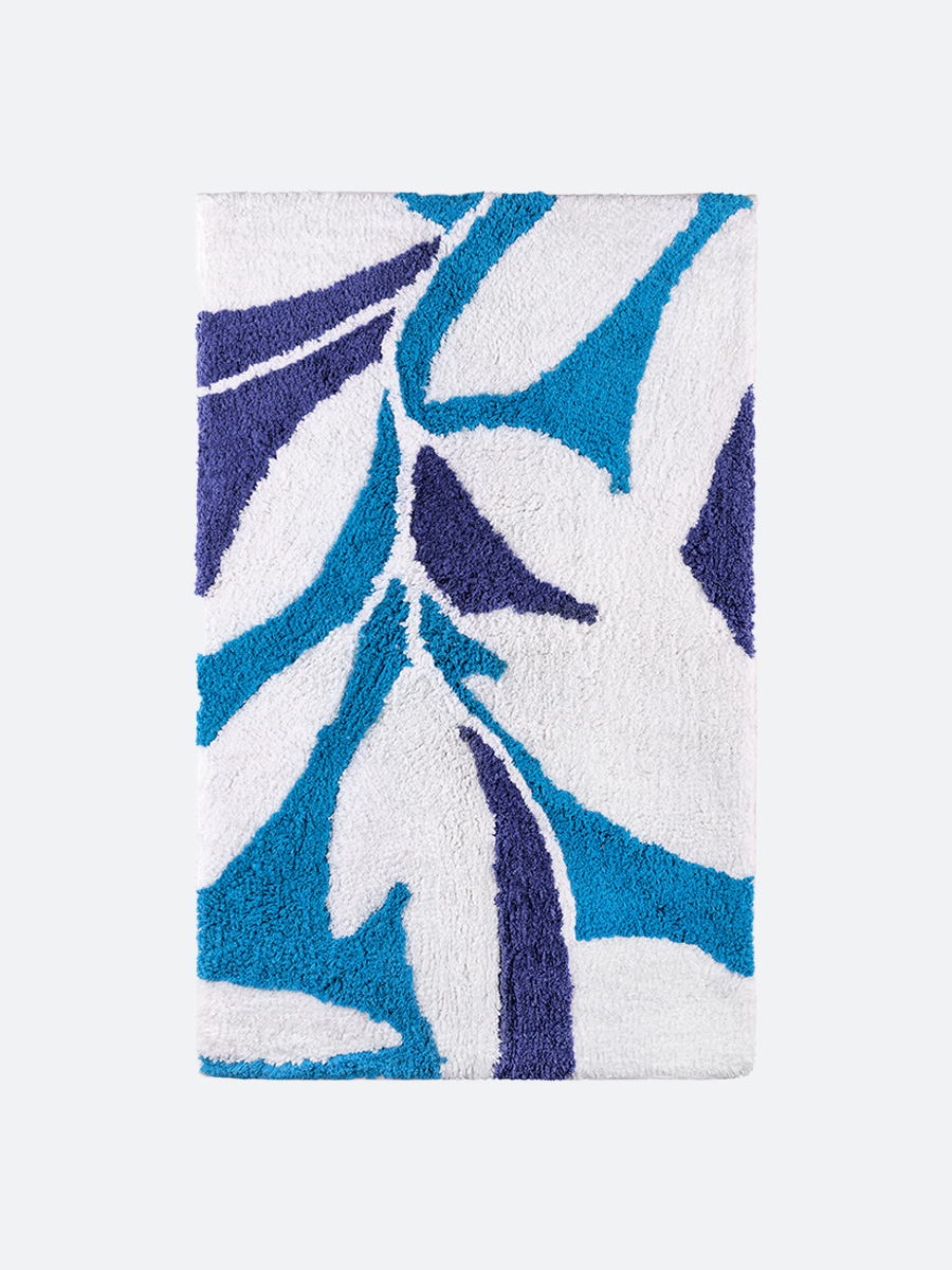 Голубой коврик для ванной Akvarel