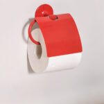 Навесной держатель для туалетной бумаги с крышкой Trud