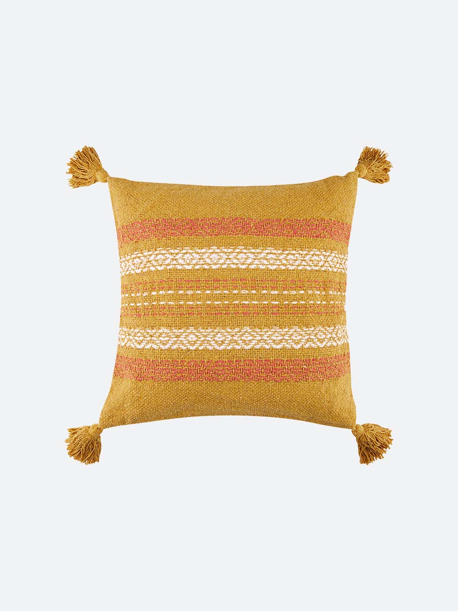 Декоративная желтая подушка Desert