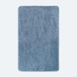 Голубой мягкий коврик для ванной Teriberka