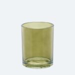 Зеленый стеклянный стакан для зубных щеток Teriberka