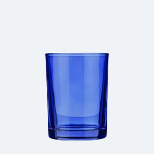Синий стеклянный стакан для зубных щеток Bright Colors
