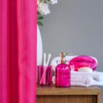 Розовая закаленная стеклянная мыльница Bright Colors