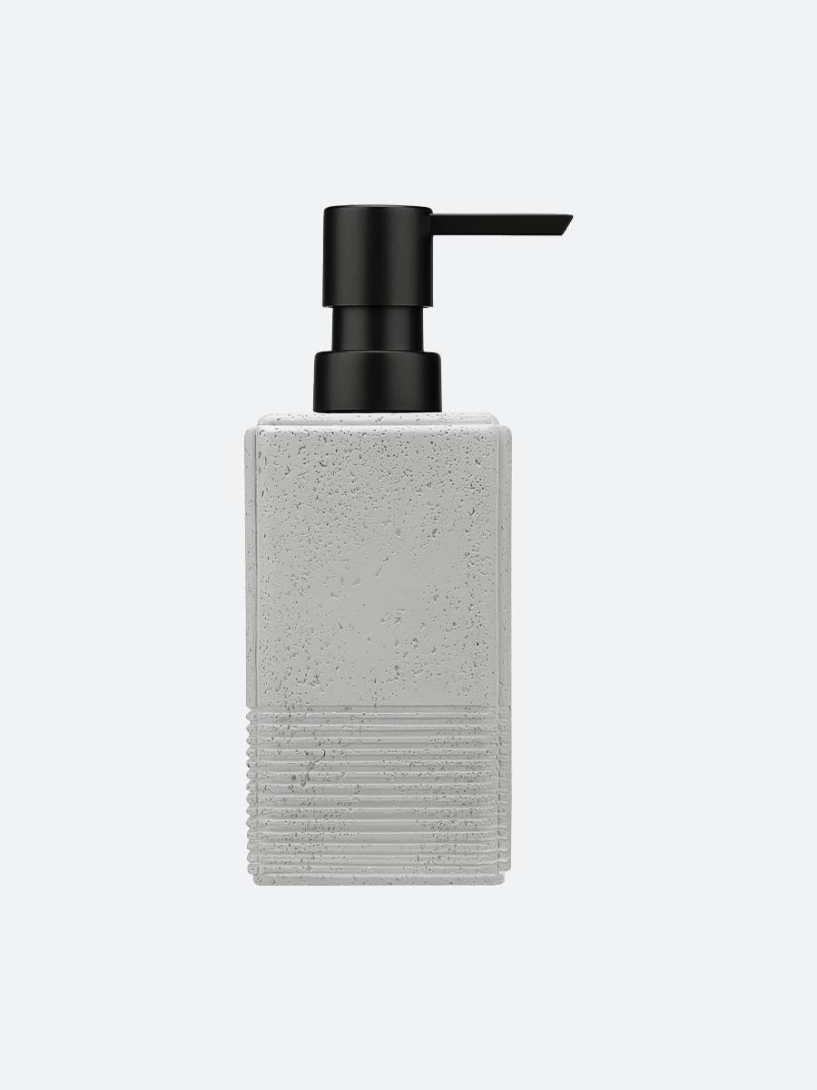 Дозатор для жидкого мыла Duna из цемента серого цвета