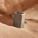 Стакан для зубных щеток Duna из цемента серого цвета