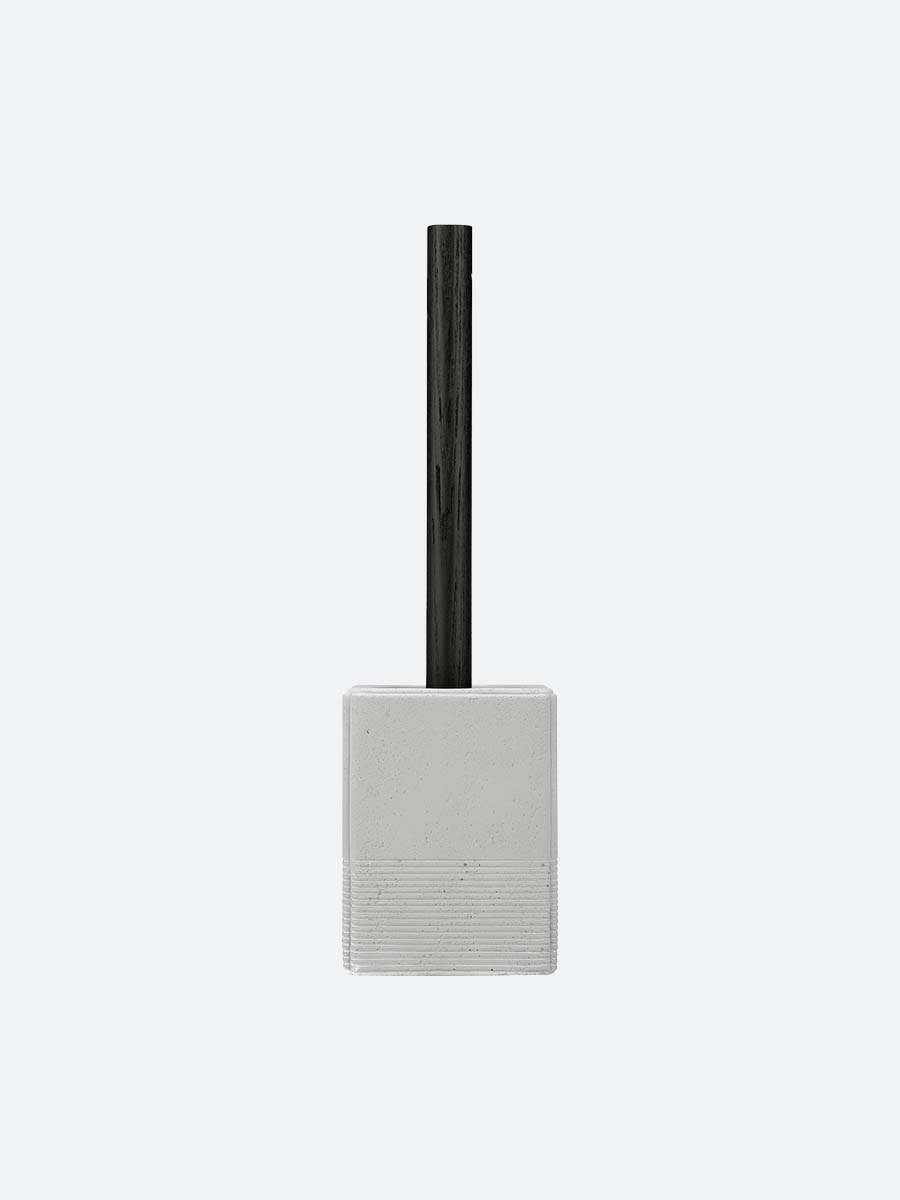 Ершик для унитаза Duna с цементной чашей серого цвета