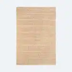 Мягкий коврик для ванной Nebeskvit из хлопка бежевого цвета