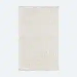 Мягкий коврик для ванной Nebeskvit из хлопка молочного цвета