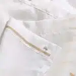Тканевая штора для ванной Nebeskvit молочного цвета