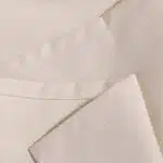 Тканевая штора для ванной Nebeskvit с текстурой льна бежевого цвета
