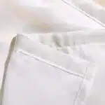 Тканевая штора для ванной Nebeskvit из полиэстера молочного цвета