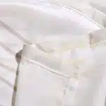 Тканевая штора для ванной Nebeskvit молочного цвета